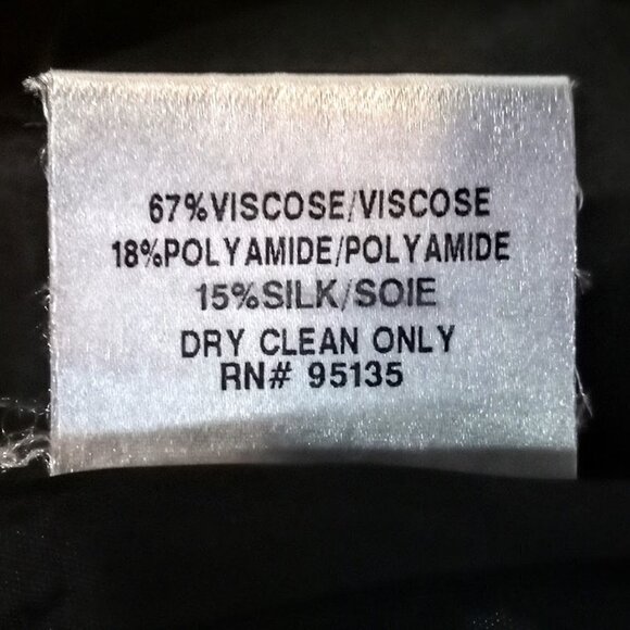 Alice + Olivia Black Silk Pleat Front Jacket - Picture 6 of 6